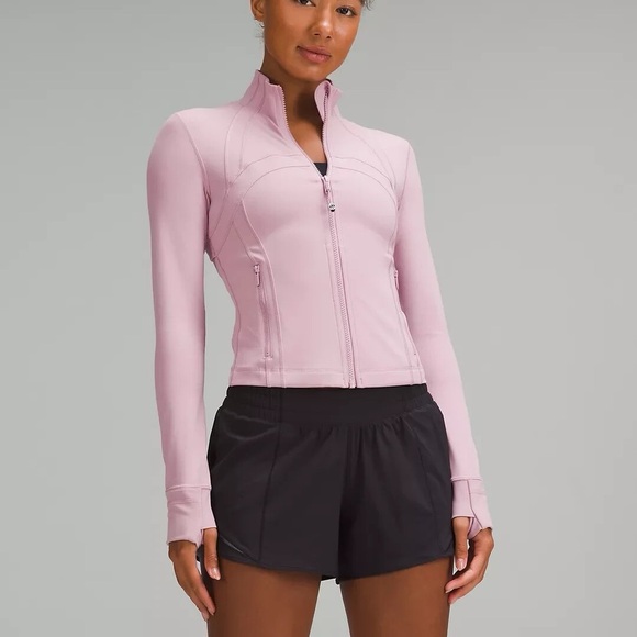 Lululemon Define Jacket Cropped Rose Blush Size 4 - Picture 5 of 7